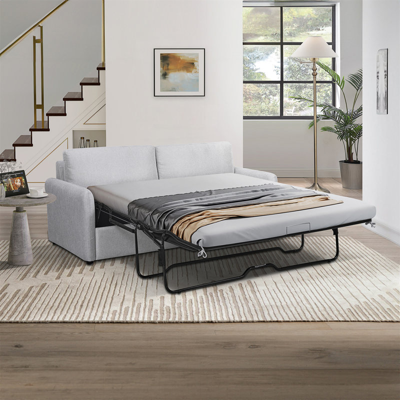 Hokku Designs Queen Size Sleeper Sofa Pull Out Bed Wayfair